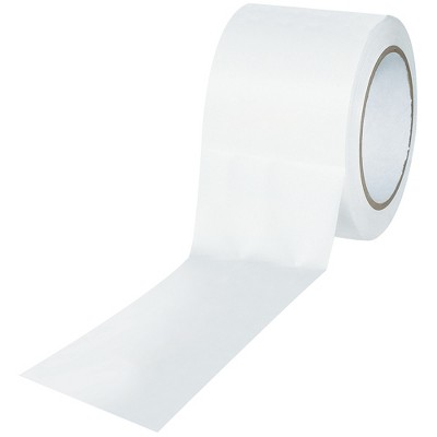 The Packaging Wholesalers Tape Logic Solid Vinyl Safety Tape 6.0 Mil 3" x 36 yds. White 16/Case