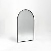 Dexmalle Black Metal Framed Arched Bathrrom Wall Mirror - 3 of 4