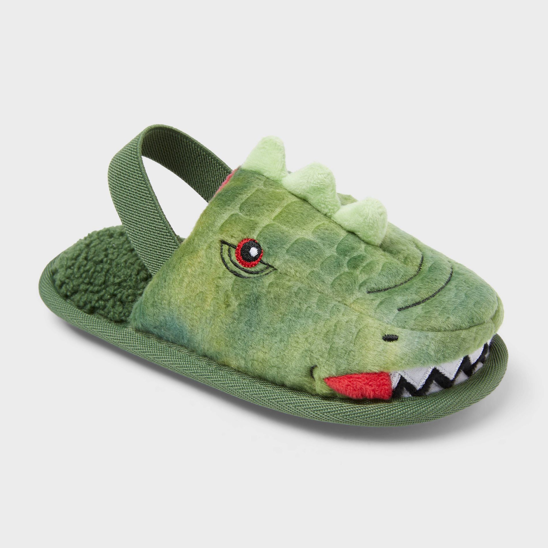 Toddler Dino Scuff Slipper - Cat & Jack™ Green