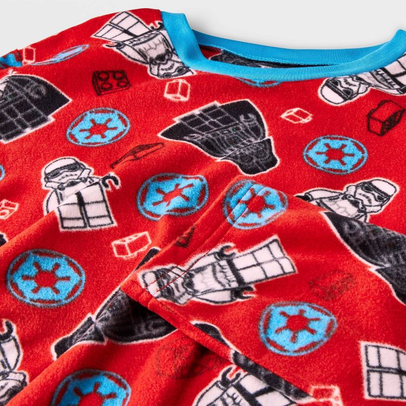 Boys' LEGO Star Wars Pajama Set with LEGO Creator 30654 - Red, 3 of 5