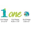 Big Dot of Happiness 1st Birthday Roar Dinosaur - Paper Straw Decor - ONEasaurus Dino First Birthday Party Striped Decorative Straws - Set of 24 - 2 of 4
