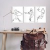 Stupell Industries Simple Line Doodle Playing Sports, 13" x 19" - 2 of 4
