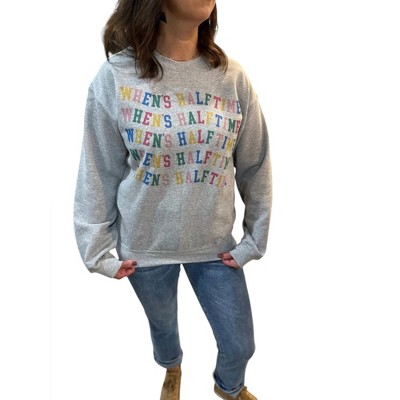 Women's When's Halftime Crewneck Sweatshirt - Rosemead