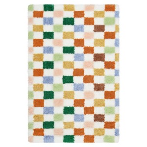 Indoor Modern Soft Fluffy Living Room Rugs, Plush Shaggy Non Slip Area Rug for Nursery Kids Room Bedroom - 1 of 4