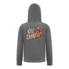 Everyday Kids Christmas Collection Oh Snap Boys Zip Up Hoodie – Funny Gingerbread Holiday Sweatshirt - 2 of 4