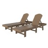 WestinTrends Dylan Classic Adirondack Poly Reclining Chaise Lounge (Set of 2pcs) - 4 of 4