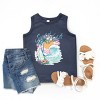 The Juniper Shop Sunset Chaser Waves Youth Tank Top - L - Navy - 2 of 4