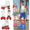 Crazy Skates White Retro Roller Skates - Classic Style Quad Skates For  Women And Girls - 12 : Target