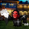 Joyfy 8 FT Halloween Inflatable Outdoor Decoration, Gaint Scary Grim Reaper Inflatable with LEDs for Halloween Party Outdoor Yard Lawn Garden Decor - 4 of 4