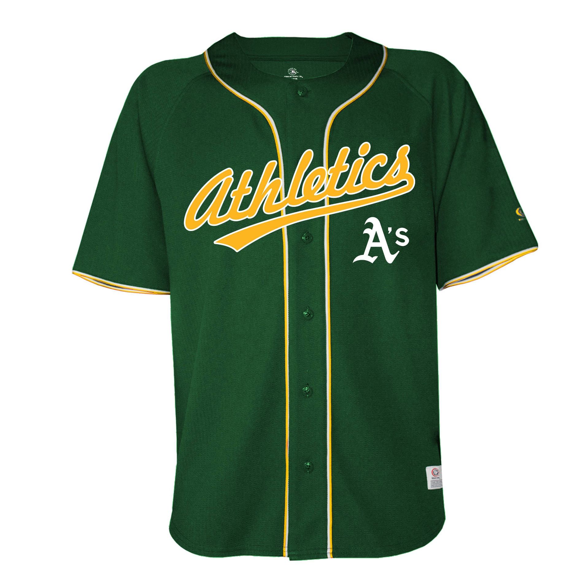 MLB Oakland Athletics Men's Button Down Jersey