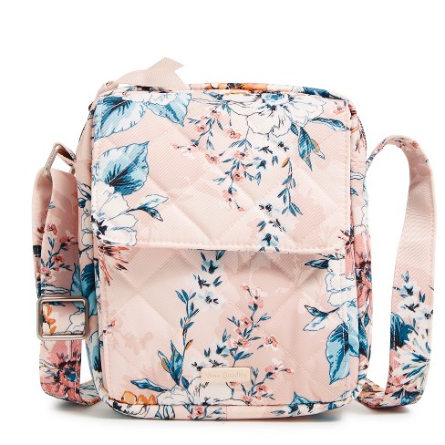 Vera Bradley Women's Performance Twill Convertible Small Backpack Peach  Blossom Bouquet : Target