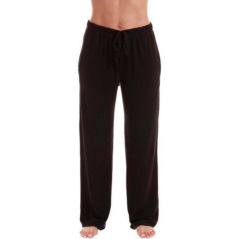 Buy the Womens Black Printed Elastic Waist Stretch Regular Fit Pajama Pants  Size 1X