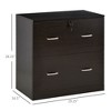 NicBex Modern File Cabinet ,Vertical/Lateral Filing Cabinets with 2 Drawers,Office Cabinet for Home and Office - 3 of 4