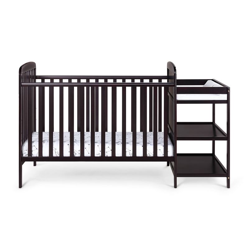 Suite Bebe Ramsey Crib and Changer Combo with Guard Rail/Stabilizer Bar - Espresso, 3 of 9