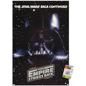 Trends International Star Wars: The Empire Strikes Back - Vader One Sheet Unframed Wall Poster Prints - 1 of 4