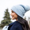 Britt's Knits Powder Knit Pom Hat Oversized Fit Hat for Women - 4 of 4