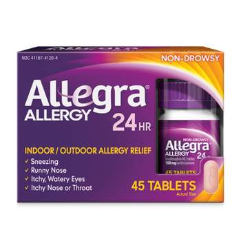 Allegra 24 Hour Allergy Relief Tablets - Fexofenadine Hydrochloride - 45ct