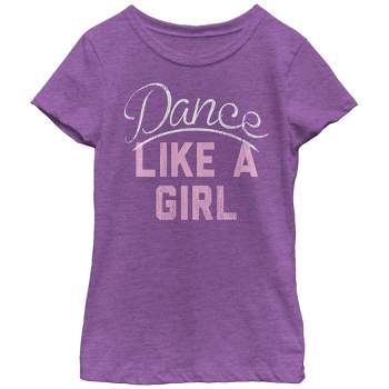 Girl's CHIN UP Dance Like a Girl T-Shirt