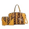 MKF Collection Addison Snake Embossed Women’s Tote Bag with matching Wristlet Pouch by Mia K - 2 of 4