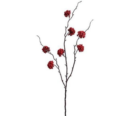 Allstate Floral 19 Burgundy Double Baby's Breath Artificial Flower Spray :  Target