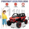 JOYRACER 24V 2 Seater 4WD Ride-On UTV for Kids with Remote Control, 4×100W Motors, 3 Speeds & Bluetooth, XL Seats Electric Off-Road UTV - 2 of 4