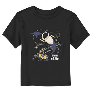 Wall-E Space the Final Fun-Tier Distressed T-Shirt - 1 of 3