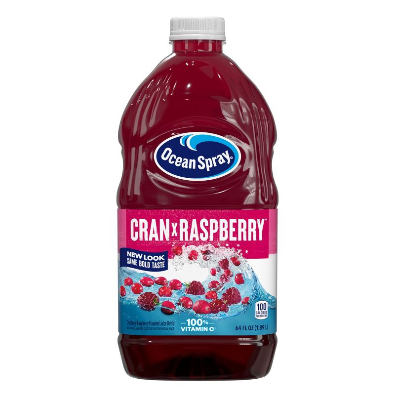 Ocean Spray Cran-Raspberry Juice - 64 fl oz Bottle, 1 of 11