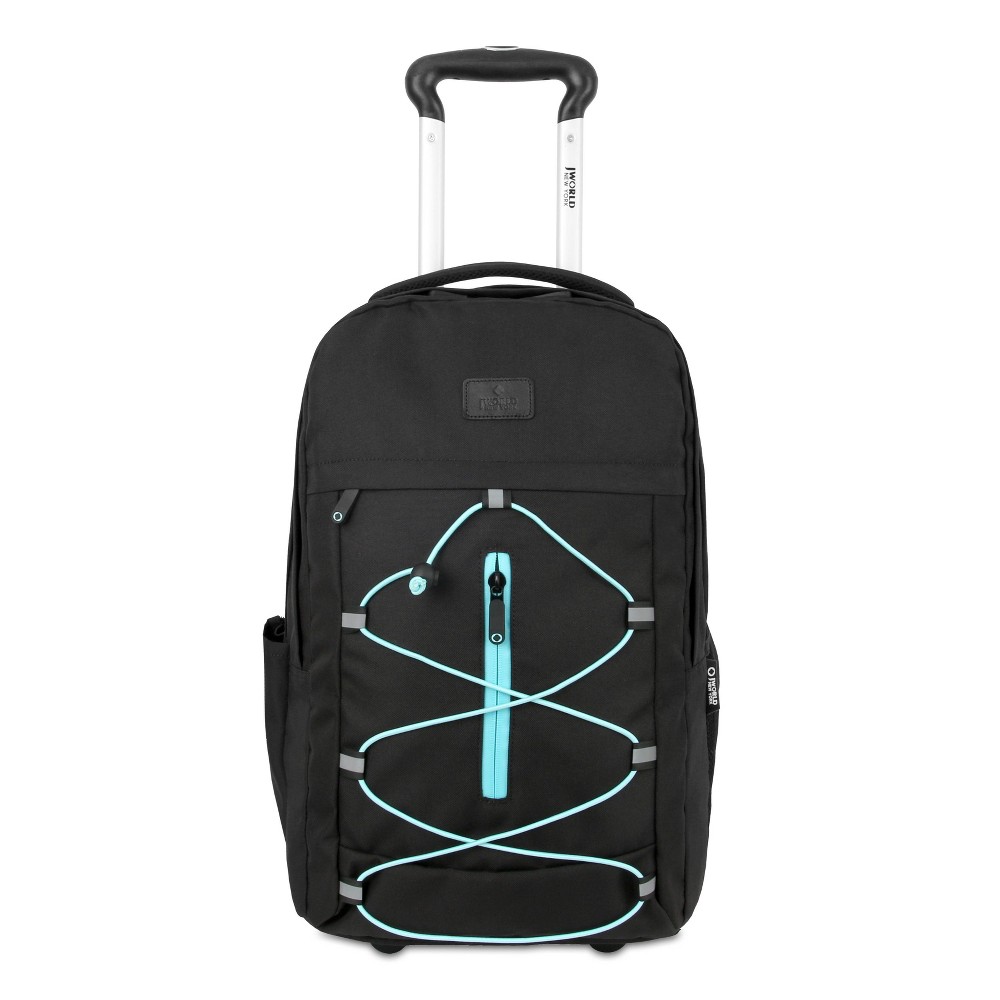 Photos - Backpack J World Lash Laptop 19" Rolling  - Black/Blue