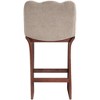 Meridian Furniture,Shaw Chenille Fabric Upholstered Counter Stool - 3 of 4