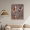 Art Remedy Clay vase with tulips and other flowers Classical vintage floral vase wall art Framed - 2 of 4