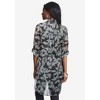 Jessica London Women's Plus Size Sheer Georgette Mega Tunic - 3 of 4