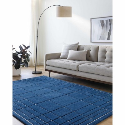 Hauteloom Sedna Navy Wool Area Rug