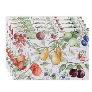 Laural Home In the Orchard Set of 4 13" x 19" Placemats - 1 of 3
