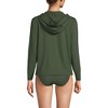 Lands' End Women's Long Sleeve Hooded Full Zip UPF 50 Rash Guard - 2 of 4