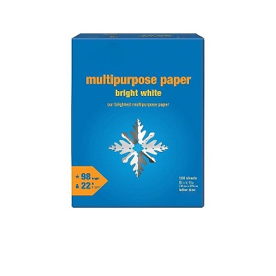 MyOfficeInnovations 8.5" x 11" Multipurpose Paper 22 lbs. 98 Brightness 500/RM (22098) 651659