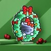 Hello Kitty Holiday Wreath Ekkolight 20"H Acrylic Plug In Lamp – By Melrose - 2 of 3