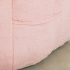 GlasFlength Bean Bag Seats Comfortable Premium Memory Foam Lounge Chair with Removable Cover for Living Room Bedroom, Pink, 41.4"*35"*30.7" - 4 of 4