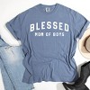 Simply Sage Market Blessed Mom of Boys Garment Dyed Tee - 3 of 4
