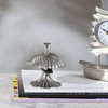 TopComfy Decorative Object Aluminium Desk Bell for Stylish Office Entryway Decor, Silver, 4"*3.75"*4.5" - 2 of 4