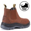 CRZ 802 /CRZ 822 Soft/Composite Toe 6" Slip On Composite Toe Waterproof Slip Resistant Anti-Static Mens Work Boots - 2 of 4