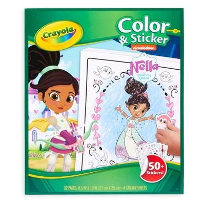 Nella the Princess Knight Color & Sticker Activity - Crayola