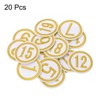 Unique Bargains Iron-on Washable Embroidered DIY Number Applique Patch 20 Pcs - 3 of 4