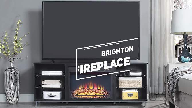 Brighton Fireplace TV Stand for TVs up to 56" - Manhattan Comfort, 2 of 12, play video