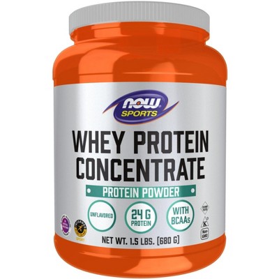 Whey Protein Concentrate, Unflavored by Now Foods  -  1.5 lbs Powder