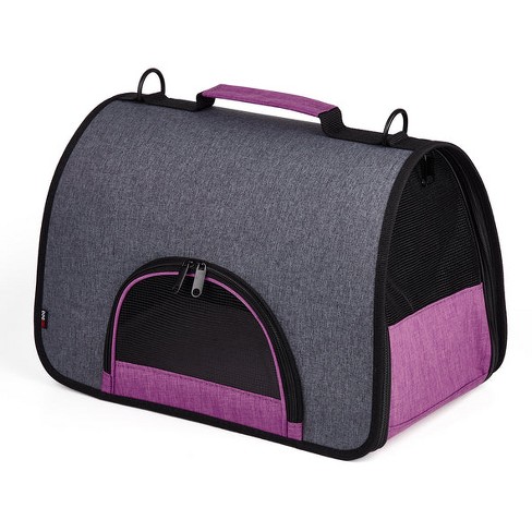 Pet Life 'Bubble Vogue' Ultra-Plush Fashion Designer Pet Carrier Pink