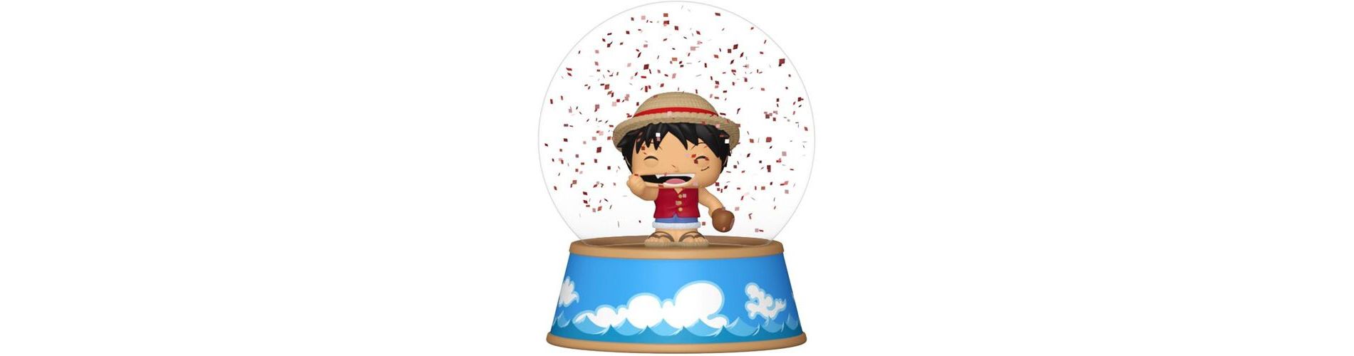 Funko - Funko POP! Mini Glitter Globe: One Piece - Monkey D. Luffy
