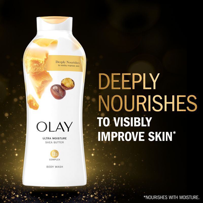 Olay Ultra Moisture Body Wash with Shea Butter - 22 fl oz, 4 of 6