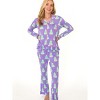 RuffleButts SoftSnooze Women's Ruffle Flare Pajama Set - 2 of 4