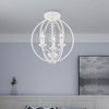 Livex Lighting Arabella 3 - Light Chandelier in  White - 4 of 4