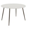 Home Design Lattice Dining Table, Light Gray / Gray - 3 of 4